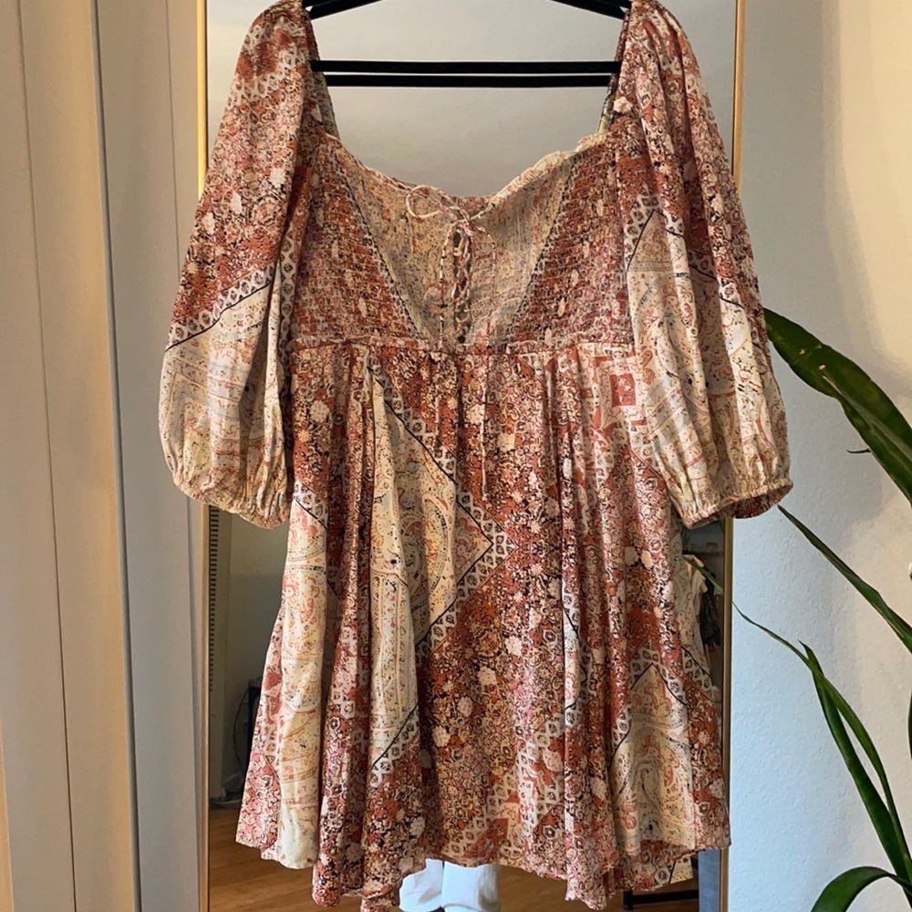 Free People Smocked Mini Dress
